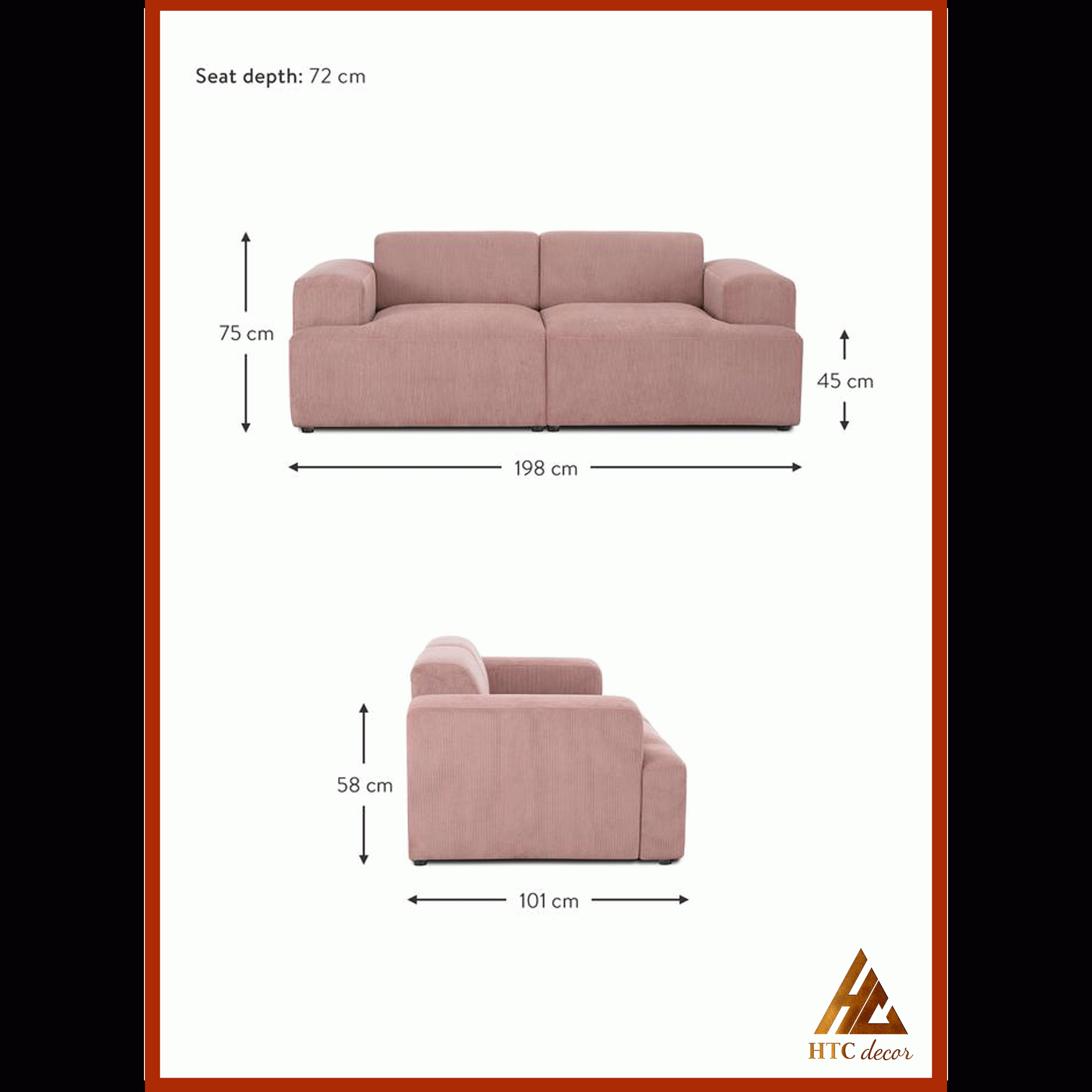 Ghế Sofa Băng Melva Vải Nhung